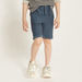Eligo Solid Shorts with Pockets and Drawstring Closure-Shorts-thumbnail-1