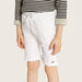Eligo Solid Shorts with Pockets and Drawstring Closure-Shorts-thumbnail-2