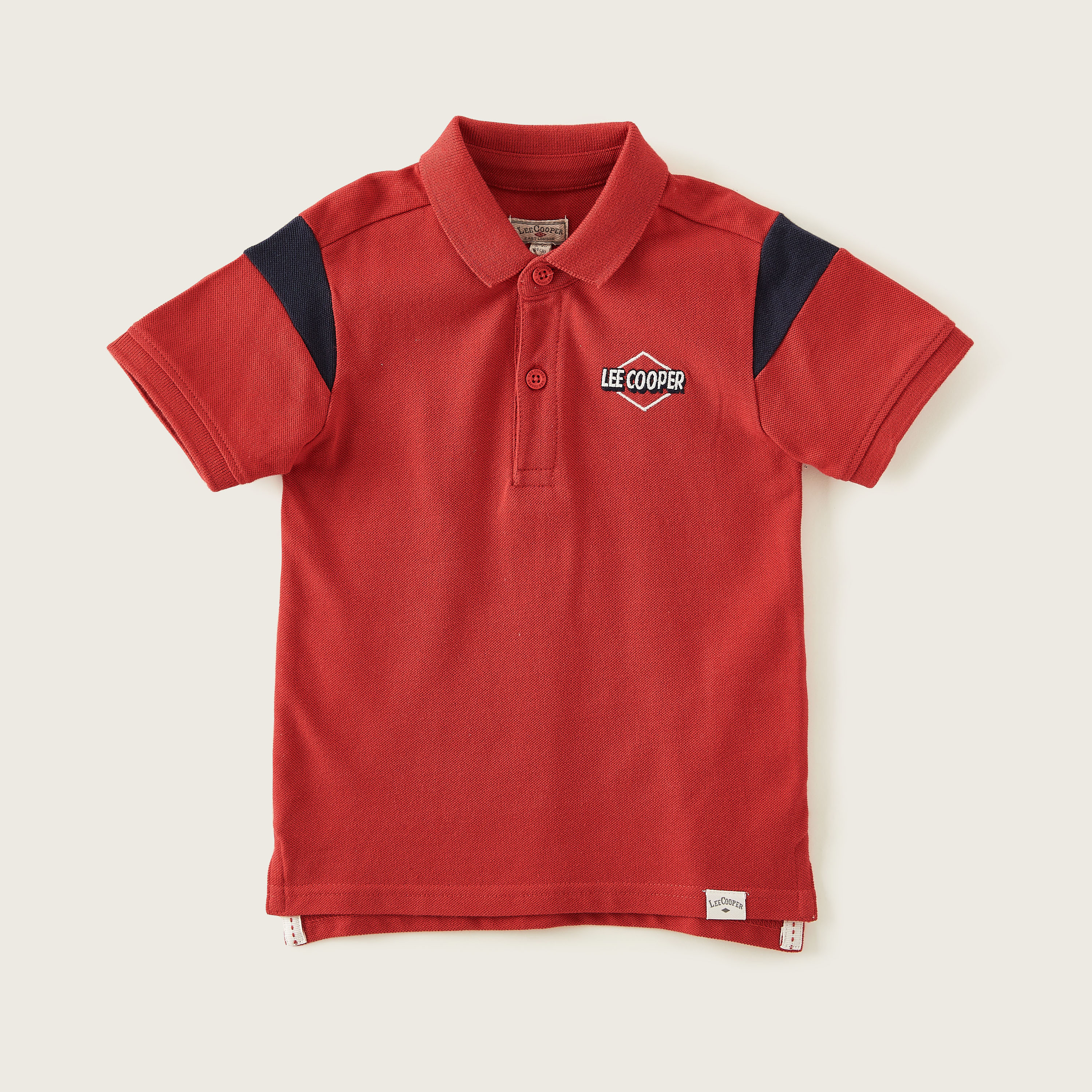 Lee Cooper Polo T-shirt with Short Sleeves-boys-clothing-tshirtsandpolos-image-1