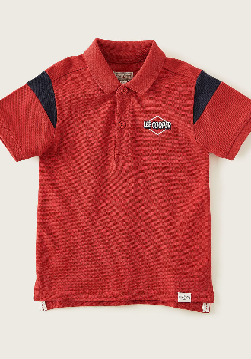 Lee Cooper Polo T-shirt with Short Sleeves-T Shirts-image-0
