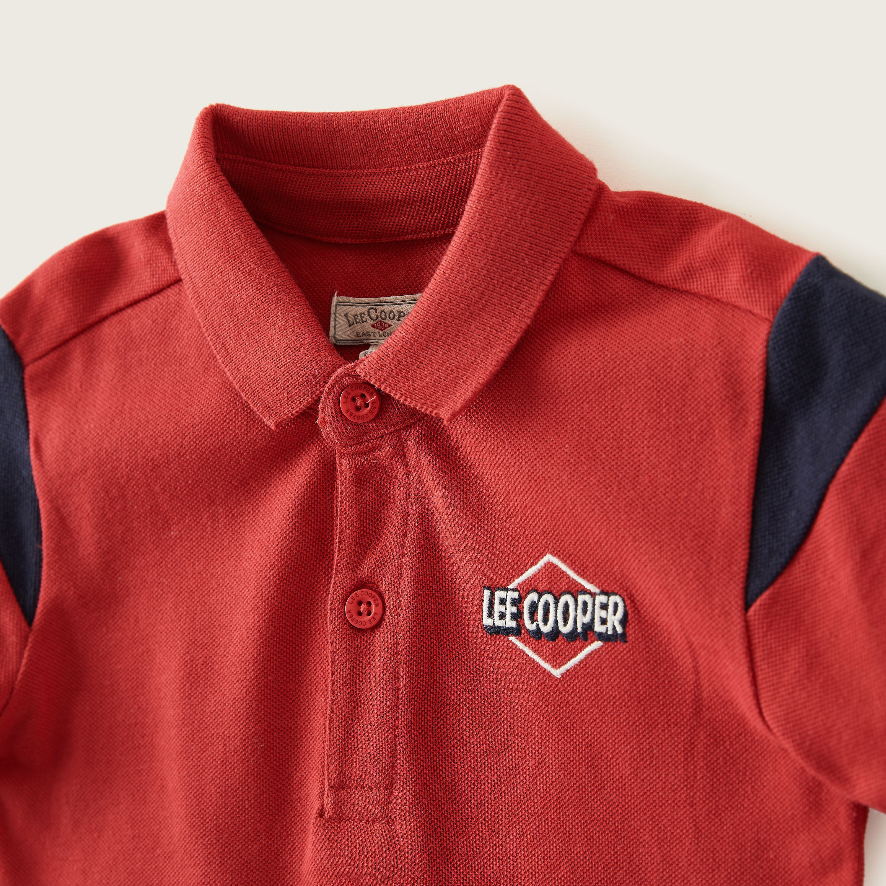 Lee Cooper Polo T-shirt with Short Sleeves-boys-clothing-tshirtsandpolos-image-2