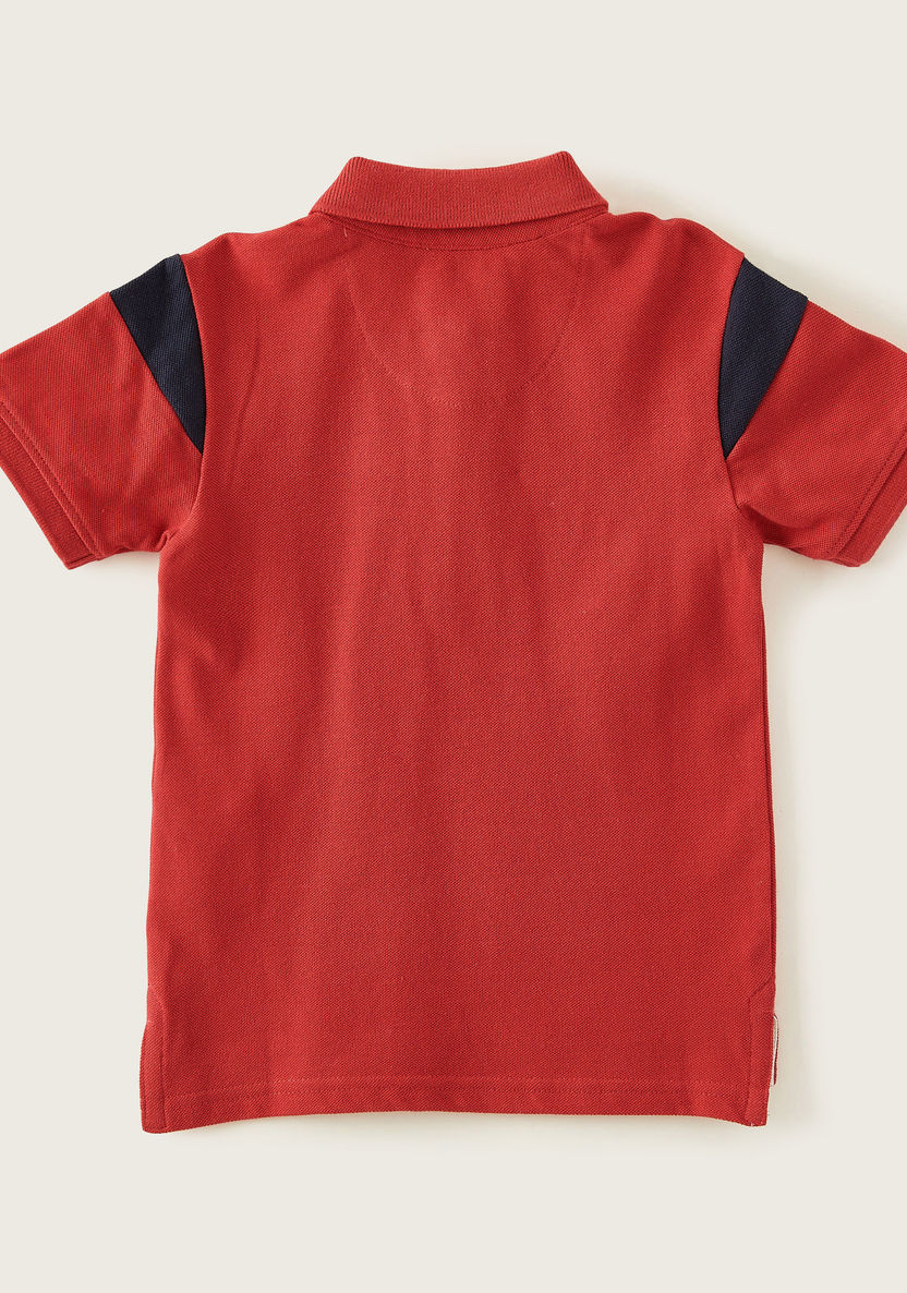 Lee Cooper Polo T-shirt with Short Sleeves-T Shirts-image-2