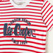 Lee Cooper Striped Graphic Print T-shirt with Short Sleeves-T Shirts-thumbnail-1