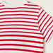 Lee Cooper Striped Graphic Print T-shirt with Short Sleeves-T Shirts-thumbnail-3