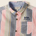 Lee Cooper Striped Short Sleeves Shirt with Pocket Detail-Shirts-thumbnail-1