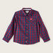 Lee Cooper Checked Shirt with Long Sleeves and Collar-Shirts-thumbnail-0
