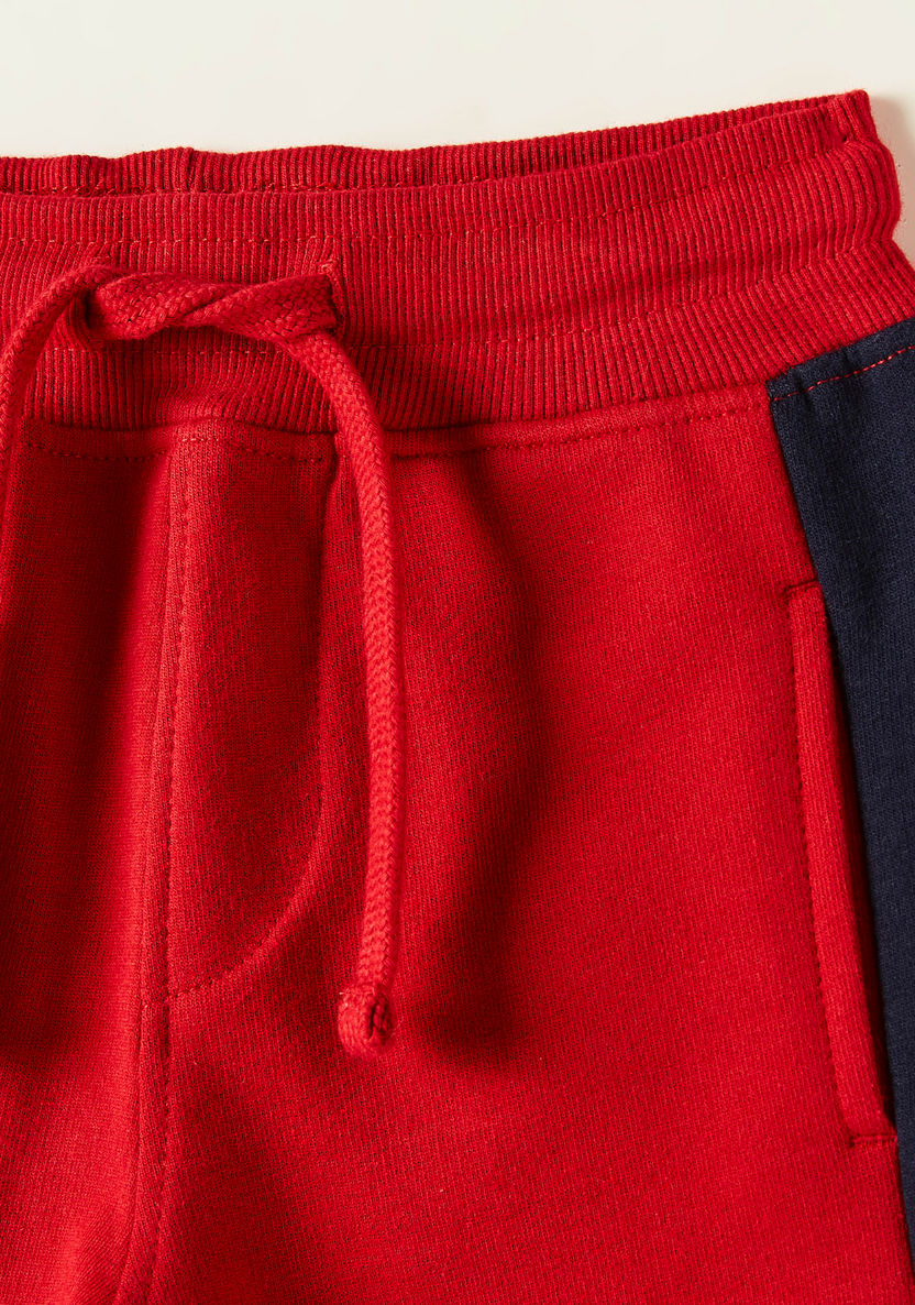 Lee Cooper Printed Shorts with Elasticated Drawstring Closure-Shorts-image-1