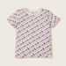 Lee Cooper All-Over Print T-shirt with Textured Denim Shorts-Clothes Sets-thumbnail-2