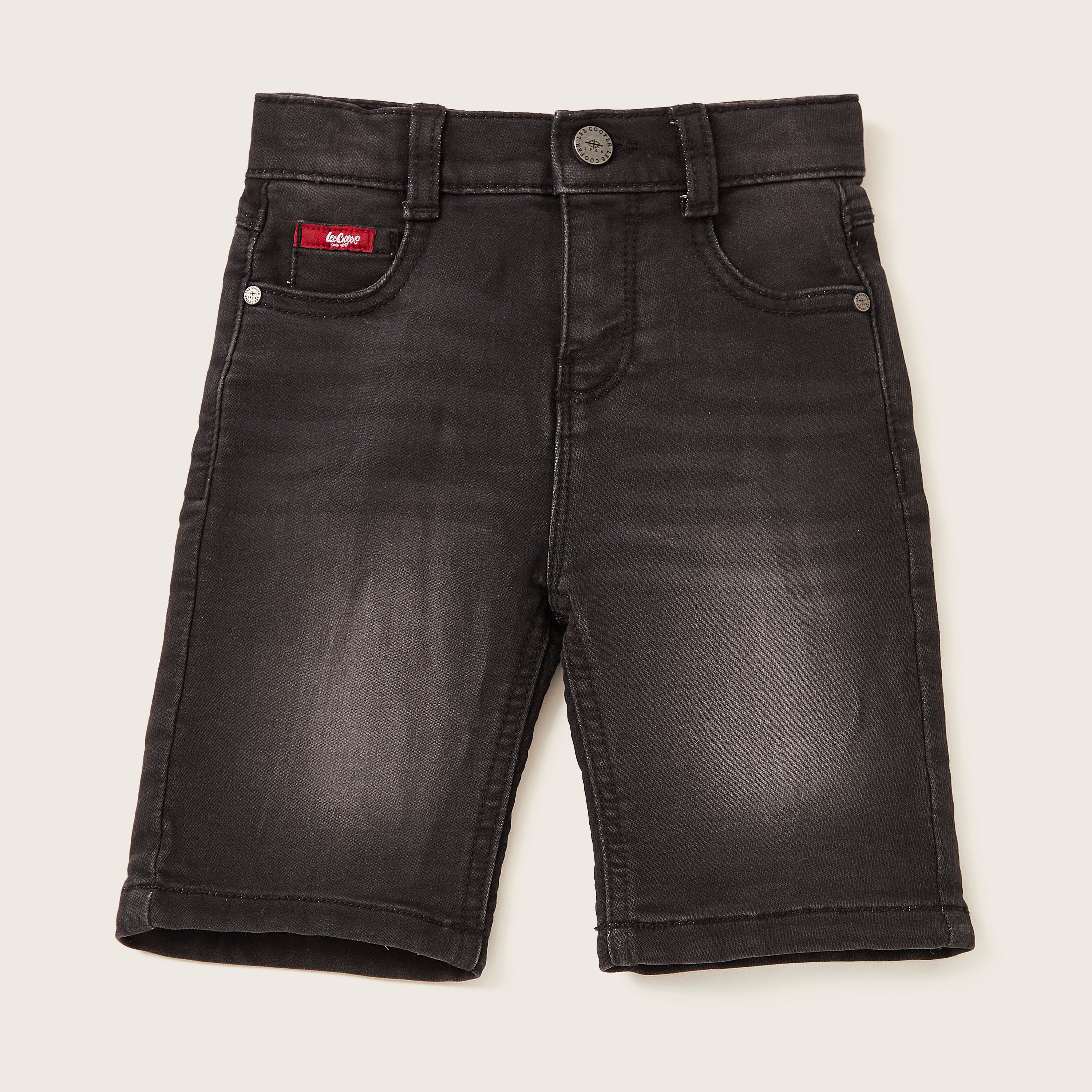 Lee Cooper All-Over Print T-shirt with Textured Denim Shorts-boys-clothing-setsandcoords-image-5