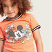Disney Mickey Mouse Graphic Print T-shirt with Short Sleeves-T Shirts-thumbnail-2