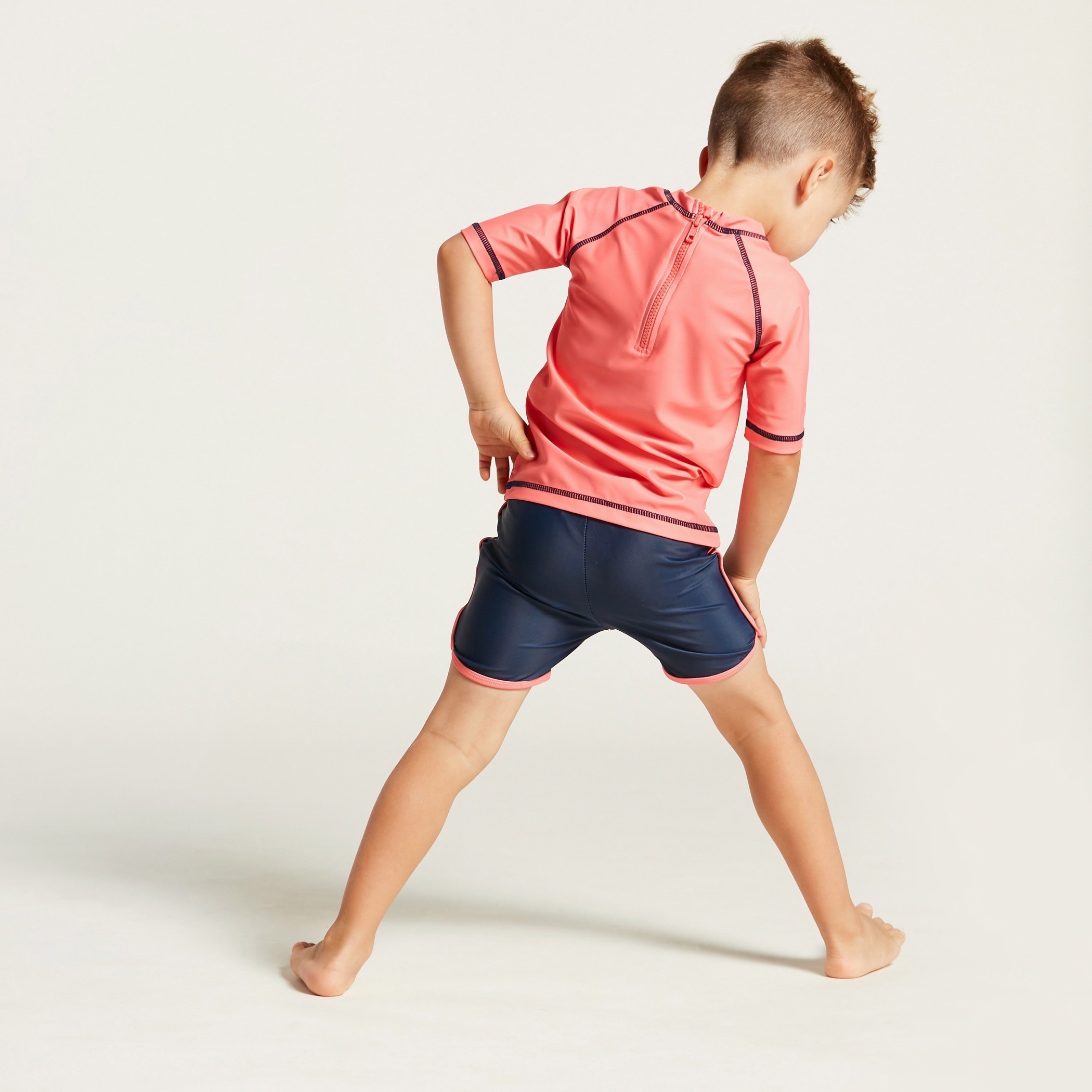Disney Mickey Mouse Print Swim T-shirt and Shorts Set-baby-boys-clothing-swimwear-image-4