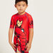 Iron Man Print Short Sleeves Romper-Rompers%2C Dungarees and Jumpsuits-thumbnail-1