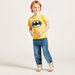 Batman Sequin Detail T-shirt with Round Neck and Short Sleeves-T Shirts-thumbnail-1