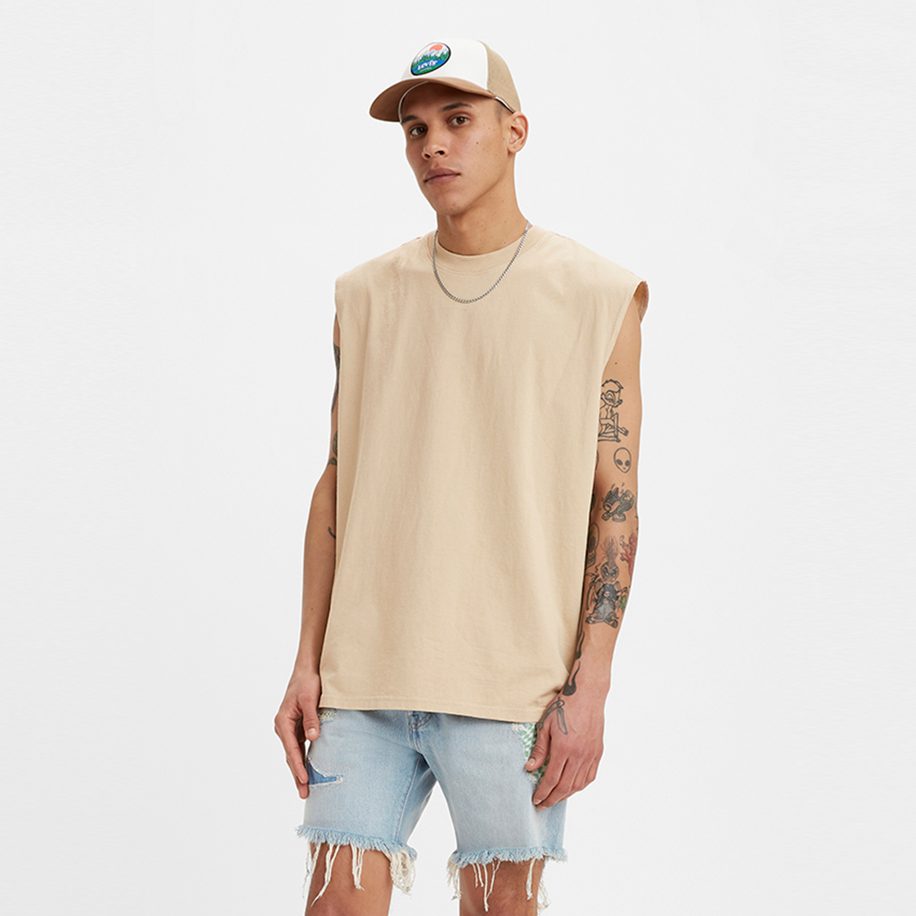 Levi's sleeveless cheap t shirt