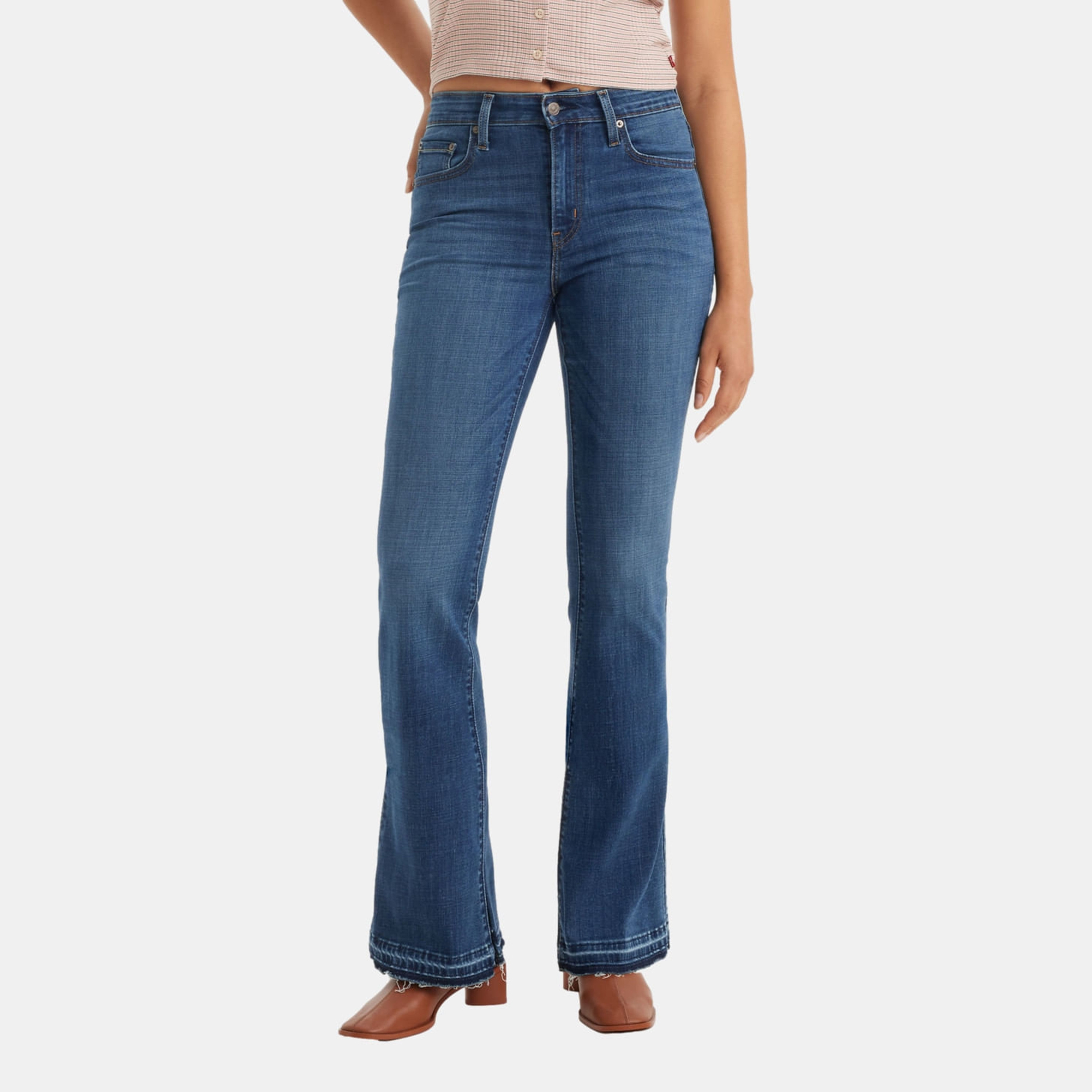 بنطلون جينز نسائي 726 بقصة ضيقة أزرق بخمسة جيوب، مقاس 32 من ليفايس-women-clothing-bottoms-jeans-image-1