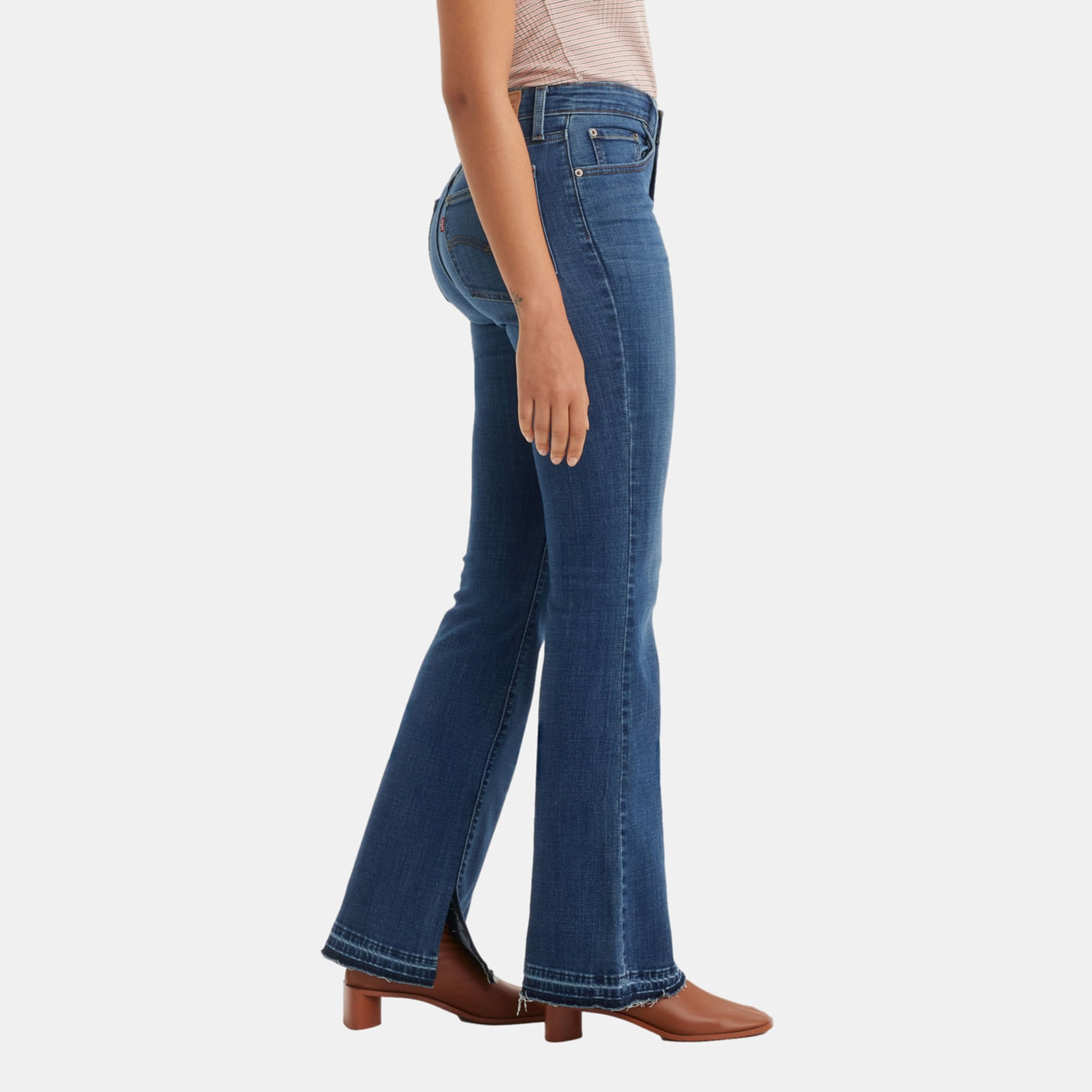 بنطلون جينز نسائي 726 بقصة ضيقة أزرق بخمسة جيوب، مقاس 32 من ليفايس-women-clothing-bottoms-jeans-image-3