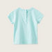 Juniors Slogan Print T-shirt with Round Neck and Short Sleeves-T Shirts-thumbnail-2
