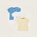 Juniors Graphic Print T-shirt with Short Sleeves - Set of 3-Multipacks-thumbnail-0