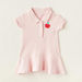 Juniors Solid Polo Dress with Short Sleeves-Dresses%2C Gowns and Frocks-thumbnail-0