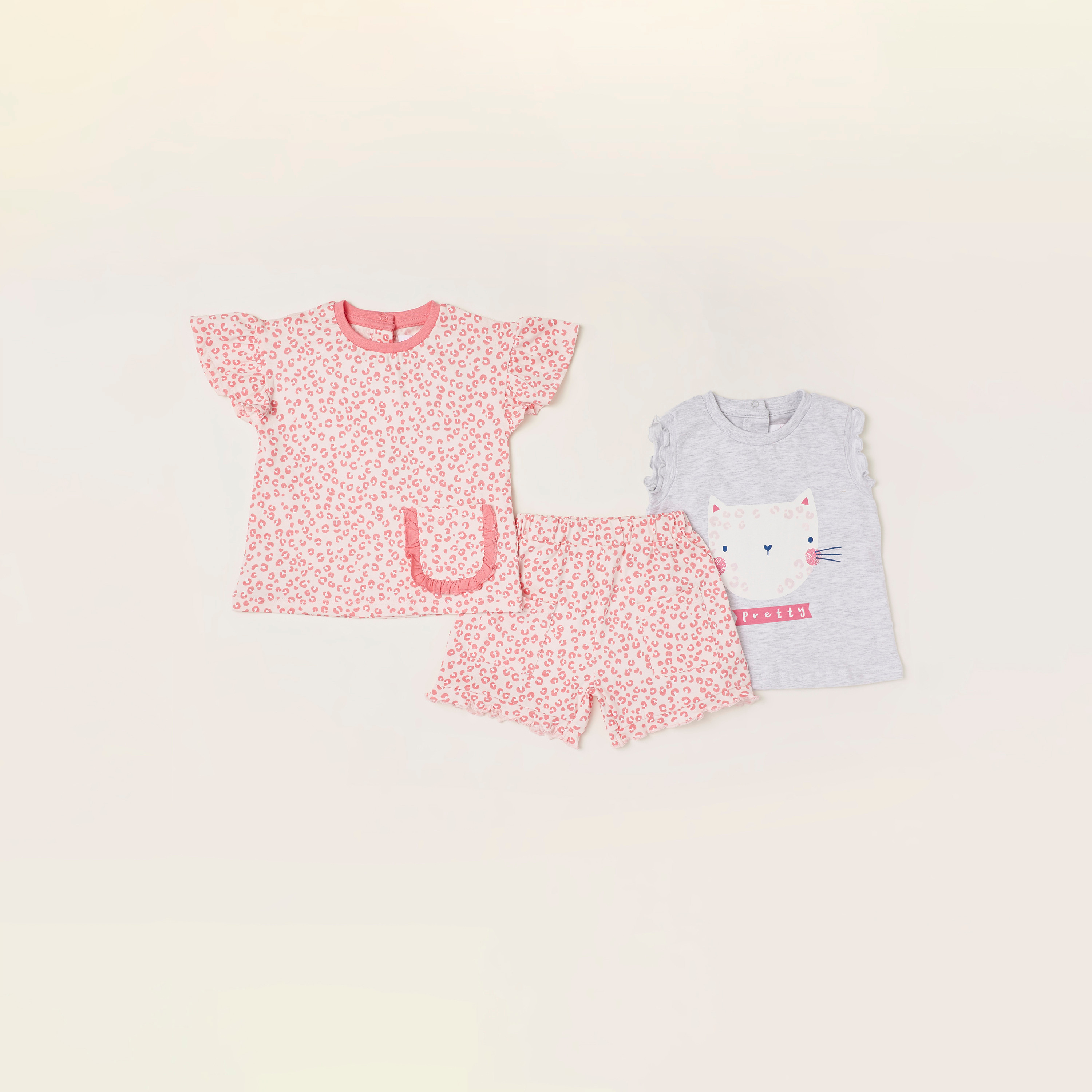 طقم ملابس 3 قطع من جونيورز-baby-girls-clothing-setsandcoords-image-1