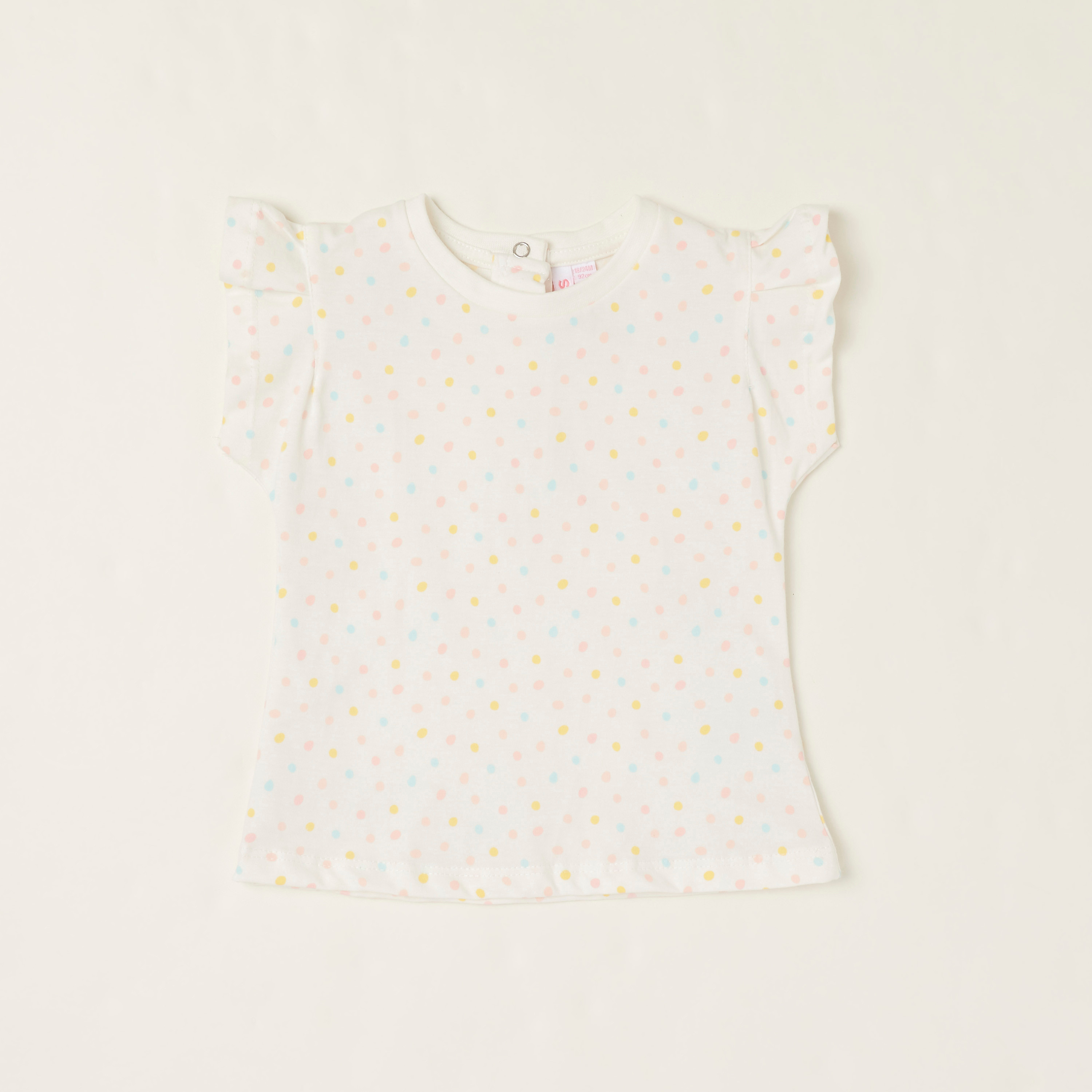 تيشيرت بأكمام قصيرة وطبعات من جونيورز- طقم من قطعتين-baby-girls-clothing-multipacks-image-2