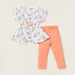 Juniors 2-Piece Bunny Print Tunic and Legging Set-Clothes Sets-thumbnail-0