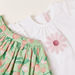 Juniors Floral Print Round Neck T-shirt and Skirt Set-Clothes Sets-thumbnail-2