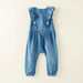 Juniors Floral Embroidered Romper with Round Neck and Cap Sleeves-Rompers%2C Dungarees and Jumpsuits-thumbnail-2