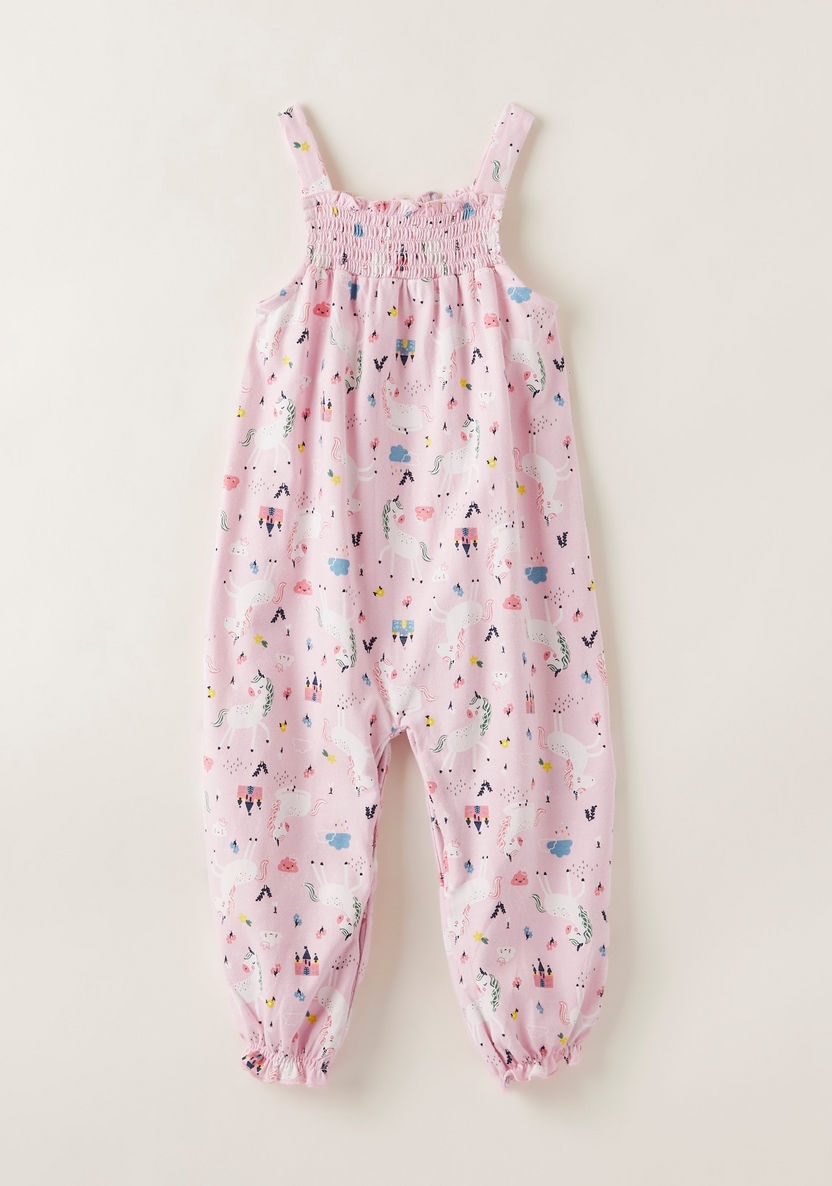 Juniors All-Over Print Romper with Press Button Closure-Rompers%2C Dungarees and Jumpsuits-image-0