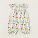 Juniors Floral Print Romper with Cap Sleeves-Rompers%2C Dungarees and Jumpsuits-thumbnail-0