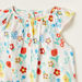 Juniors Floral Print Romper with Cap Sleeves-Rompers%2C Dungarees and Jumpsuits-thumbnail-2