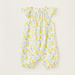 Juniors Lemon Print Romper with Short Sleeves-Rompers%2C Dungarees and Jumpsuits-thumbnail-0