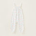 Juniors Printed Romper with Straps and Ruched Detail-Rompers%2C Dungarees and Jumpsuits-thumbnail-0