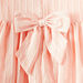 Giggles Striped Dress with Bow Detail and Zip Closure-Dresses%2C Gowns and Frocks-thumbnail-2