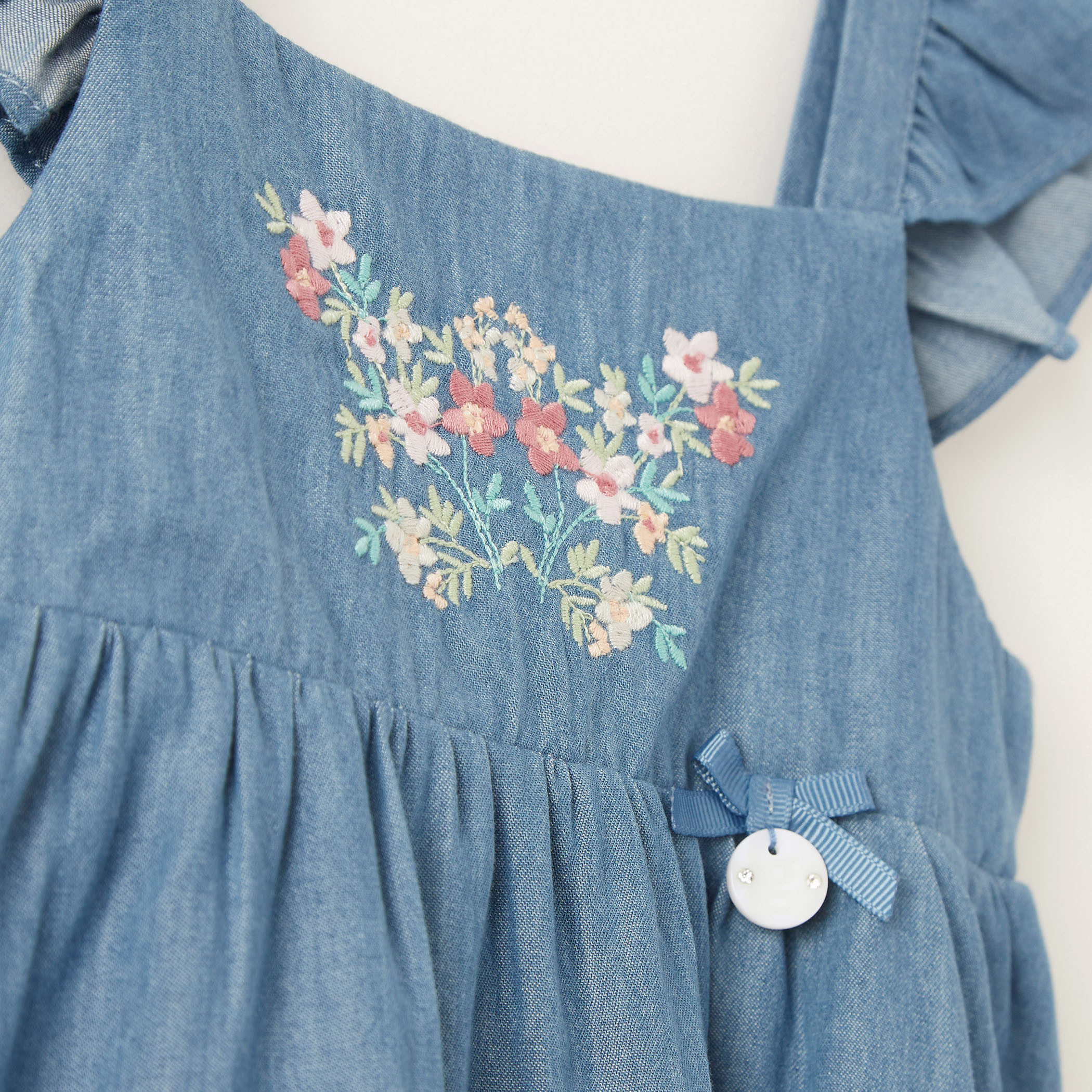 Giggles Floral Embroidered Sleeveless Tiered Dress-baby-girls-clothing-dressesandjumpsuits-image-2