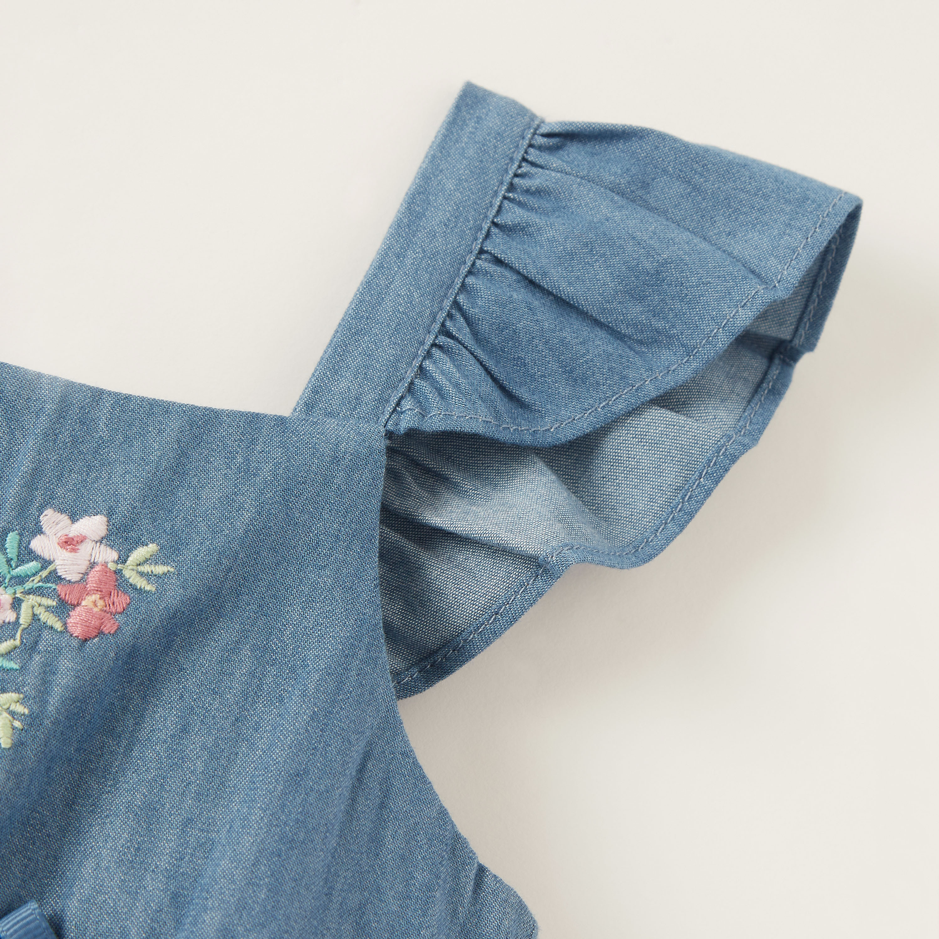 Giggles Floral Embroidered Sleeveless Tiered Dress-baby-girls-clothing-dressesandjumpsuits-image-4