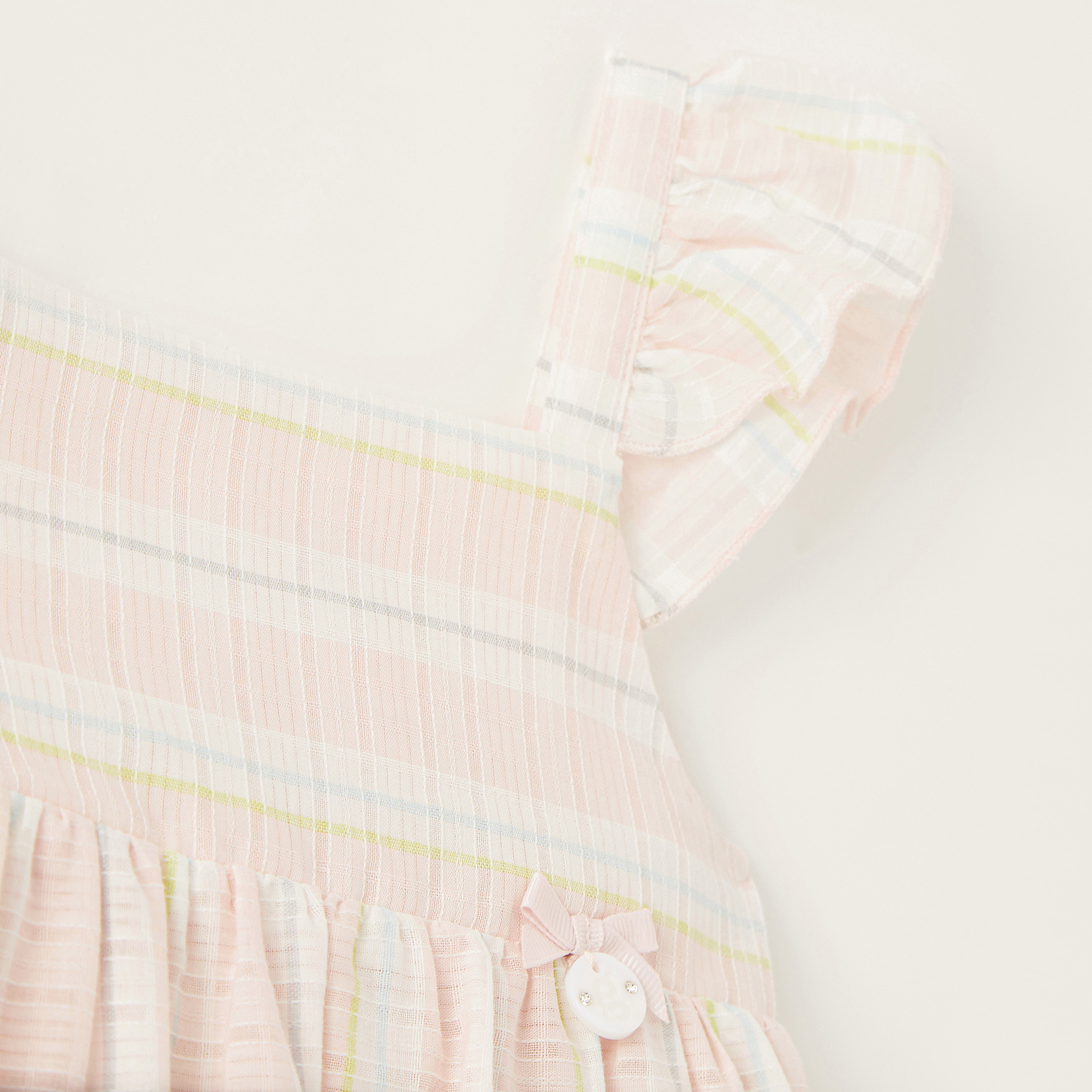 Giggles Striped Sleeveless Tiered Dress-baby-girls-clothing-dressesandjumpsuits-image-2