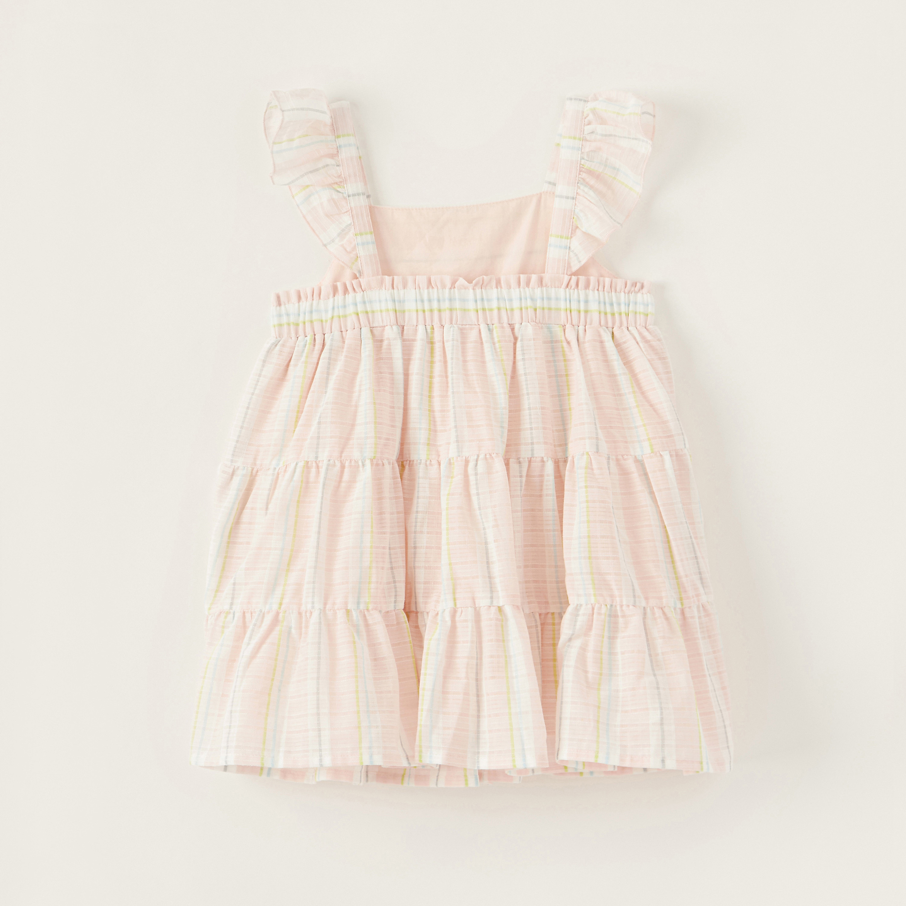 Giggles Striped Sleeveless Tiered Dress-baby-girls-clothing-dressesandjumpsuits-image-3