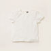 Giggles Solid T-shirt and Printed Pinafore Set-Clothes Sets-thumbnail-1