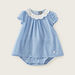 Giggles Scallop Collar Romper Dress with Short Sleeves-Rompers%2C Dungarees and Jumpsuits-thumbnail-0