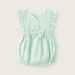 Giggles Textured Romper with Bow Applique Detail-Rompers%2C Dungarees and Jumpsuits-thumbnail-3