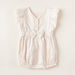 Giggles Checked V-neck Romper with Bow and Cap Sleeves-Rompers%2C Dungarees and Jumpsuits-thumbnail-0
