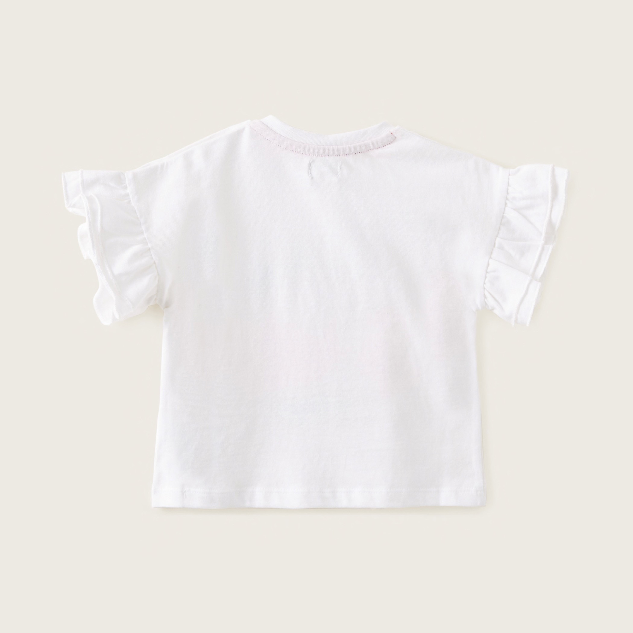 Lee Cooper Graphic Print T-shirt with Round Neck and Short Sleeves-baby-girls-clothing-tshirts-image-3