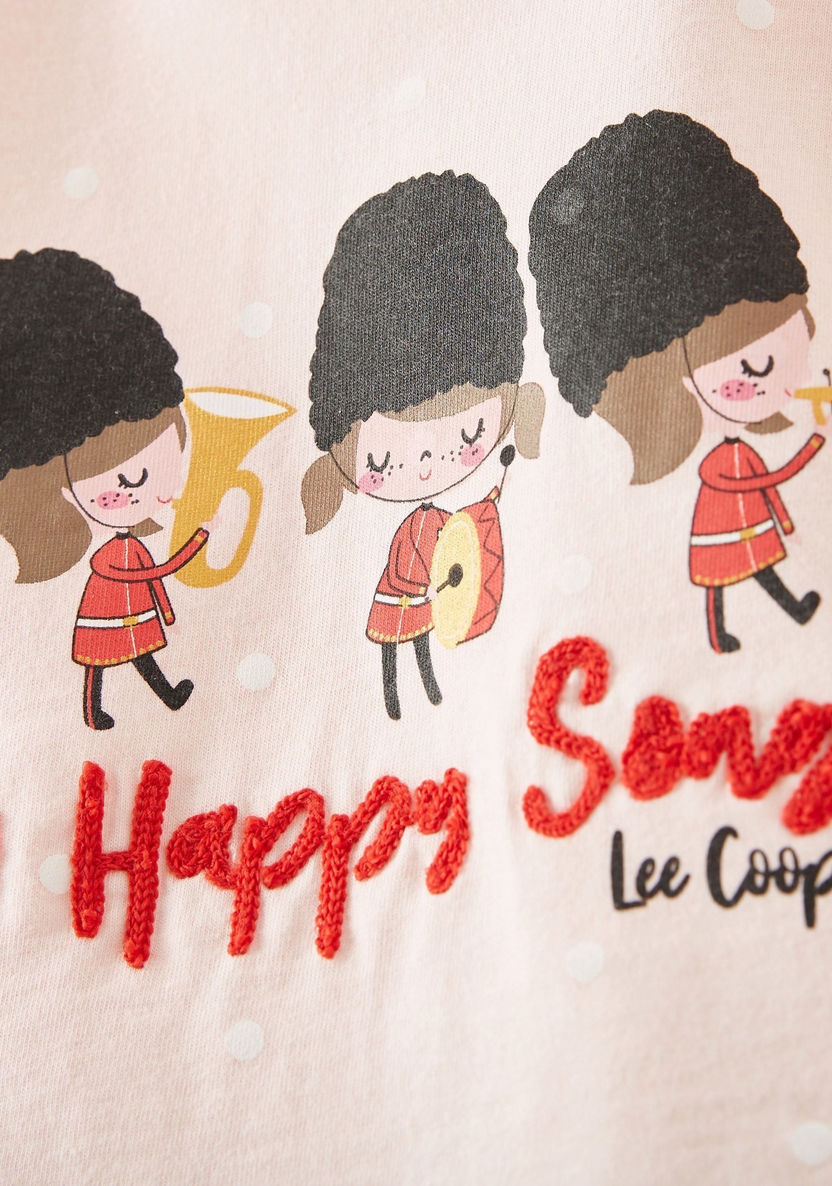 Lee Cooper Printed T-shirt with Round Neck and Short Sleeves-T Shirts-image-1