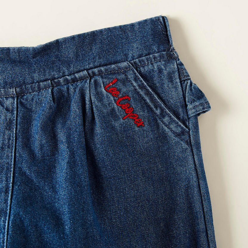 Lee Cooper Textured Jeans with Pocket Detail-Jeans-image-1