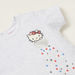 Hello Kitty Print Graphic Print T-shirt with Short Sleeves - Set of 2-T Shirts-thumbnail-3