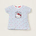 Hello Kitty Graphic Print T-shirt with Short Sleeves - Set of 2-T Shirts-thumbnail-1