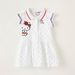 Hello Kitty Print Polo Dress with Cap Sleeves-Dresses%2C Gowns and Frocks-thumbnail-0