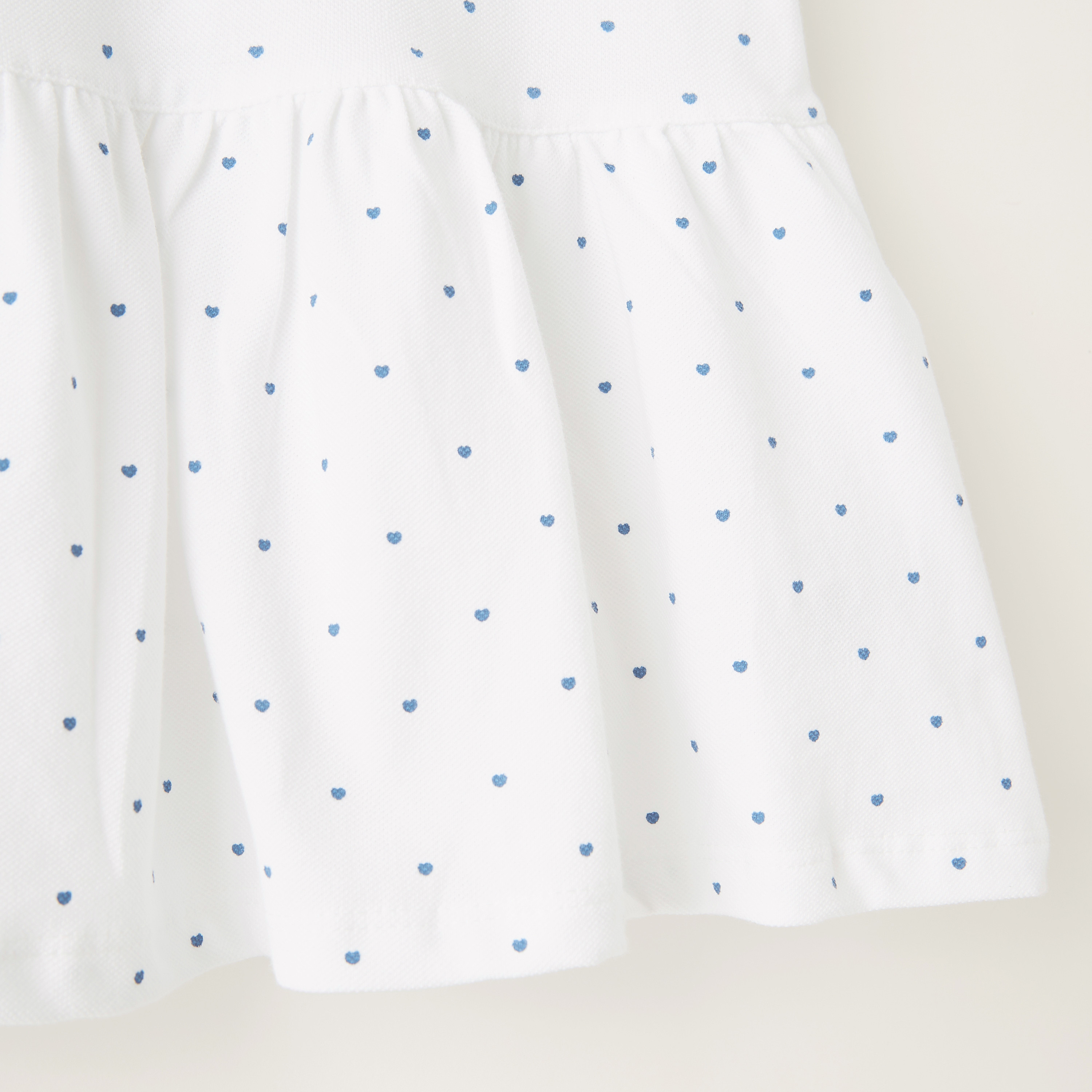 Hello Kitty Print Polo Dress with Cap Sleeves-girls-clothing-dressesandjumpsuits-image-3