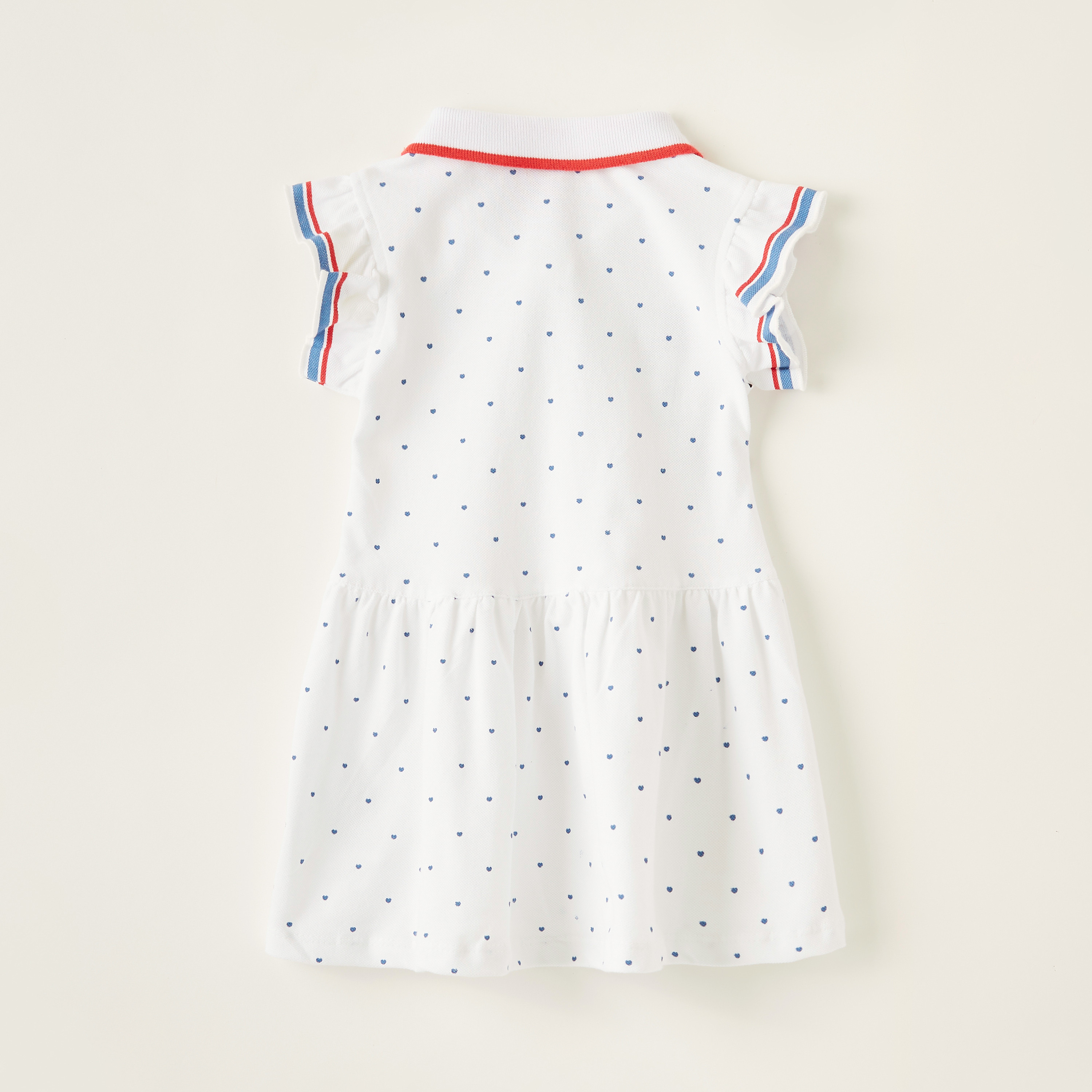 Hello Kitty Print Polo Dress with Cap Sleeves-girls-clothing-dressesandjumpsuits-image-4
